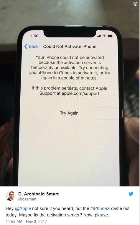 Z.Love's Entertainment Blog: iPhone X Error: iPhone Activation Server