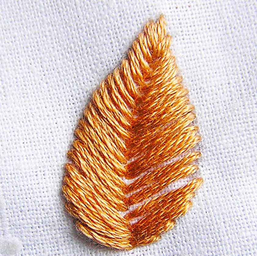 Hướng dẫn thêu xương cá - Hình 6