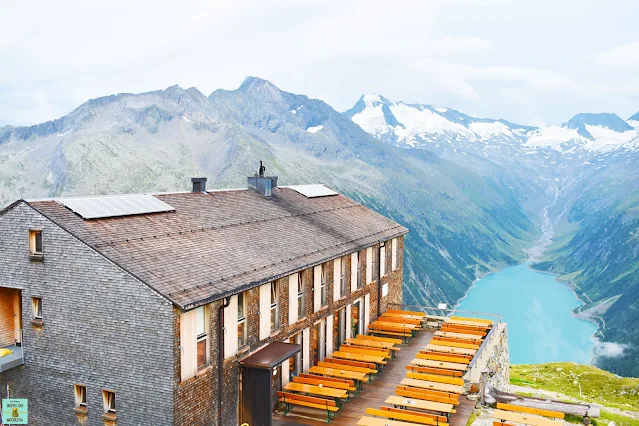 Refugio Olpererhütte en Zillertal, Austria