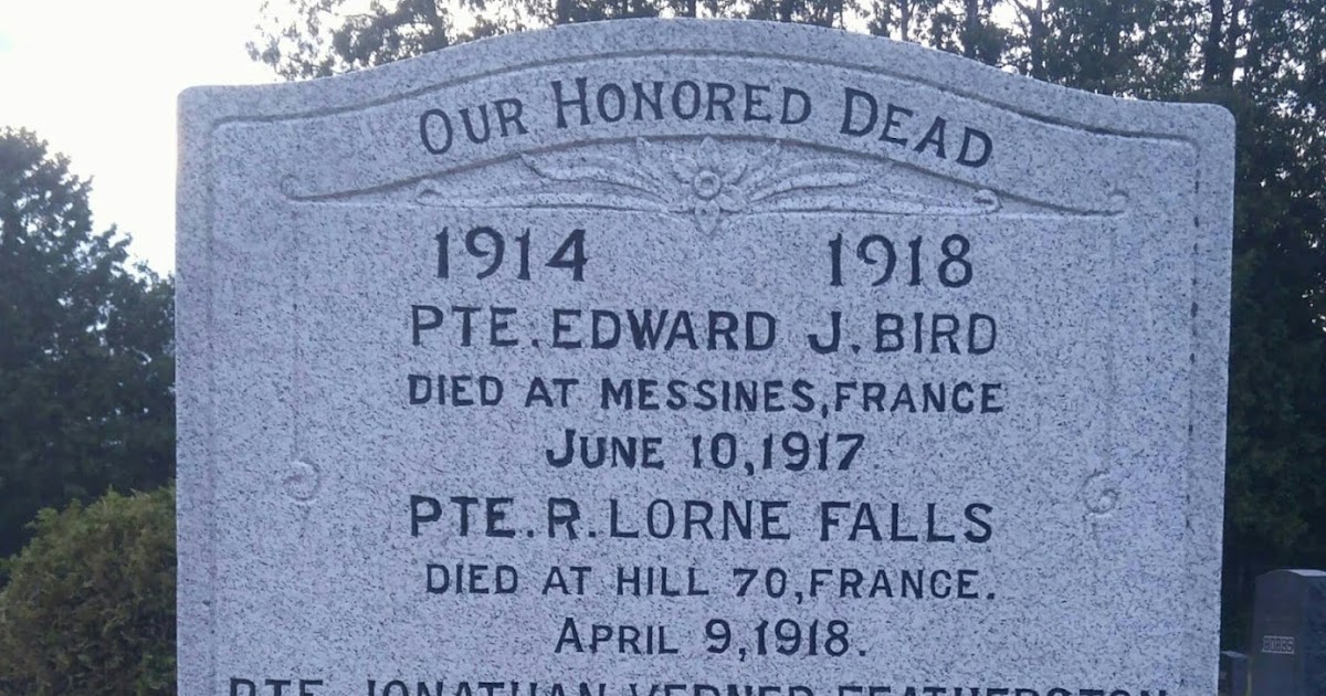 Ontario War Memorials Munster