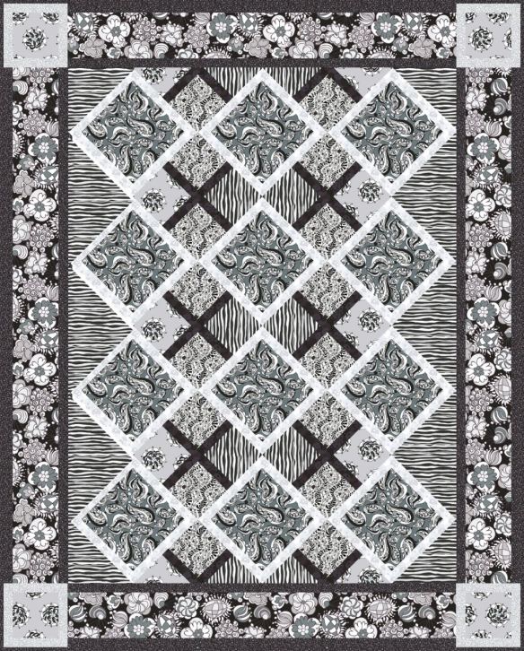 Quilt Inspiration Free pattern day! Black and White quilts