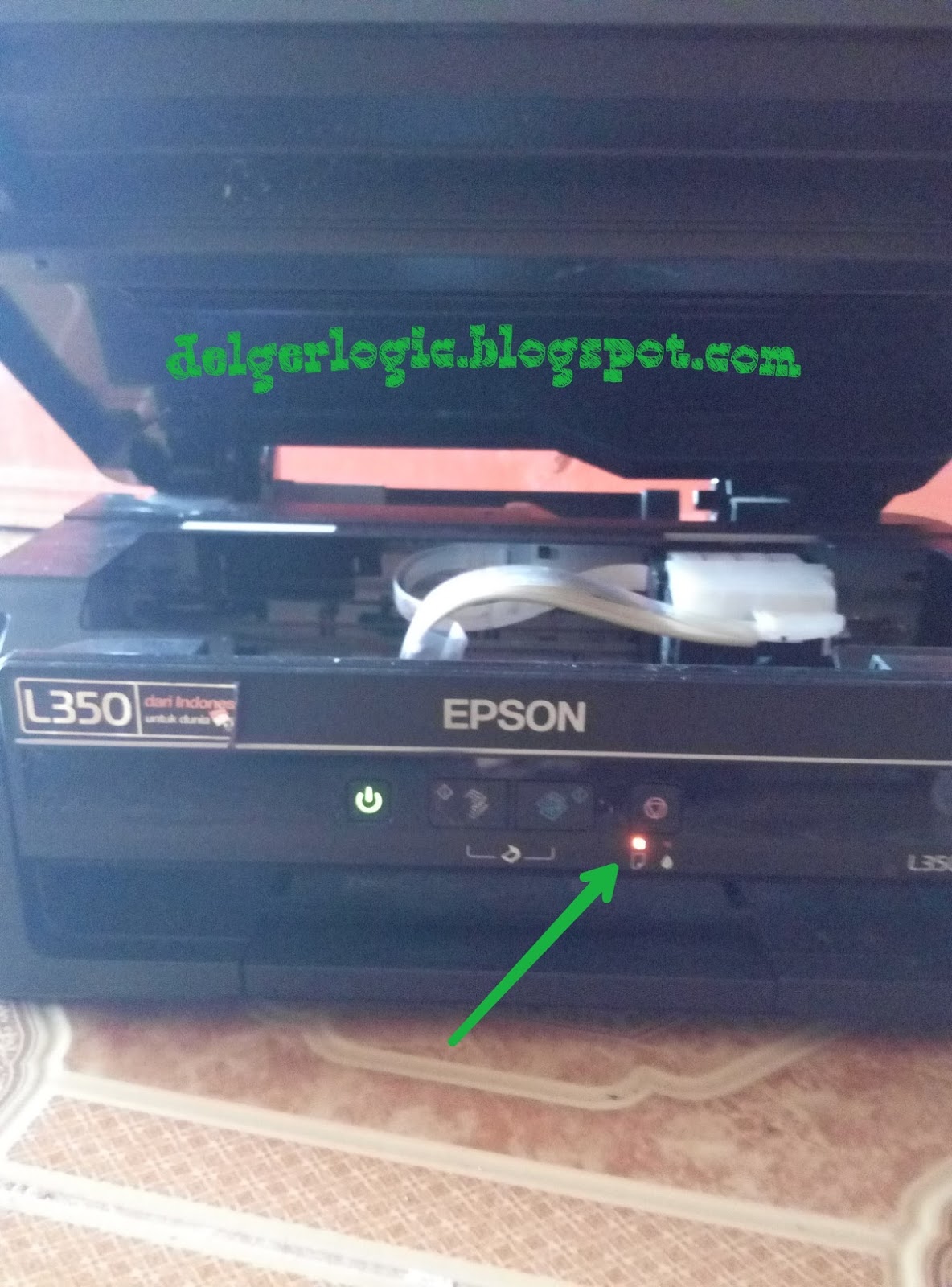 Printer Epson L350 error paper jammed (kertas tidak ditemukan ada yang