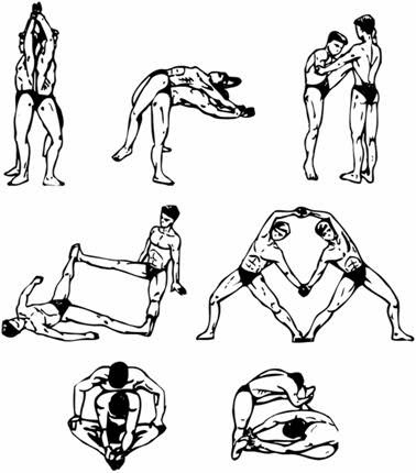 стретчинг с партнером. гибкость в парах. парная йога. гибкость в парах. гибкость в парах.