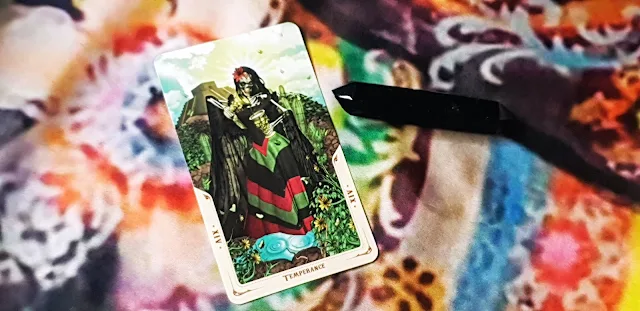 Temperance - Santa Muerte Tarot