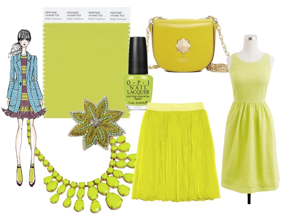 "Chartreuse Charm" - wide 6