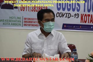 Pemkot Ambon Perpanjang Program Belajar Dari Rumah Bagi Siswa 1 W