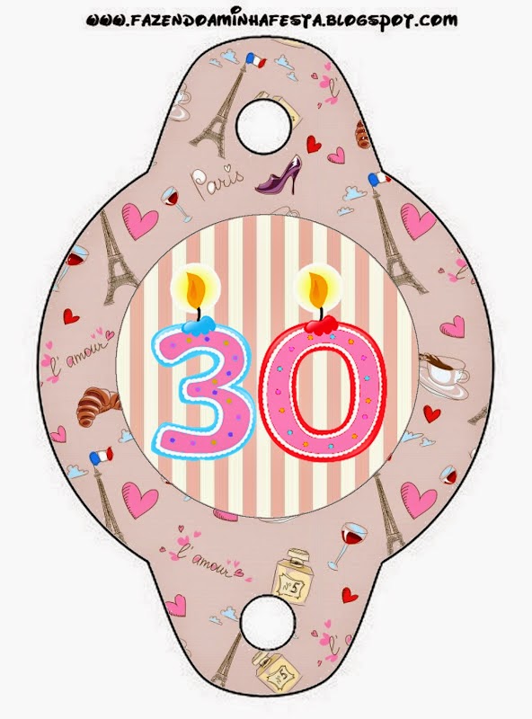 30th. Birthday: Free Party Printables. | Oh My Fiesta For Ladies!