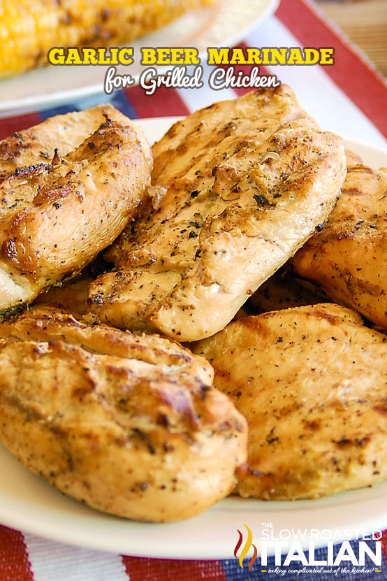 Grilled Garlic Beer Chicken