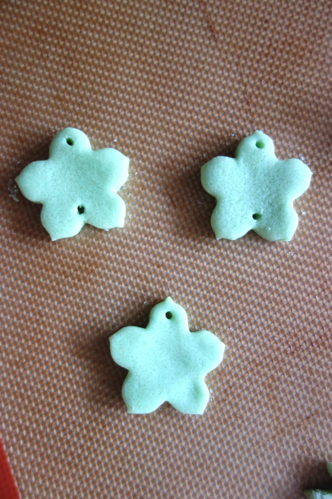 blah to TADA! Salt Dough Earrings