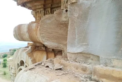 कीर्ति स्तम्भ पर बिजली गिरने का मामला