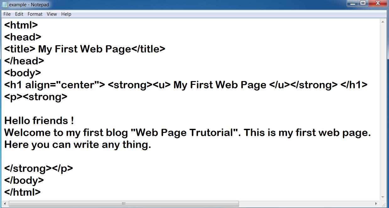 Web Page Tutorial for Beginners(1) - Rdevg