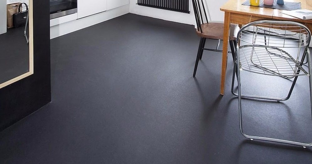 Lantai Vinyl Warna Hitam Solusi Interior Ala Gaya Industrial