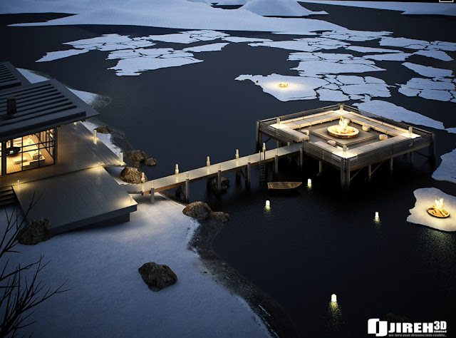 Conversation Pits & Sunken Sitting Areas