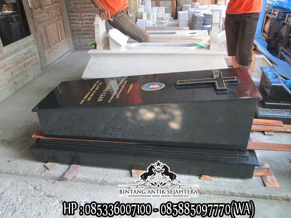 Sentral Marmer Tulungagung Model Kuburan Kristen Modern, Harga Kijing