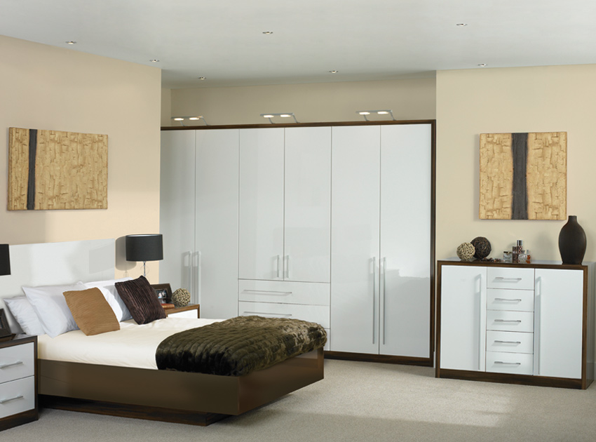 black and white high gloss bedroom furniture