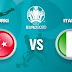Prediksi Italia vs Turki di piala eropa 2020 (2021)