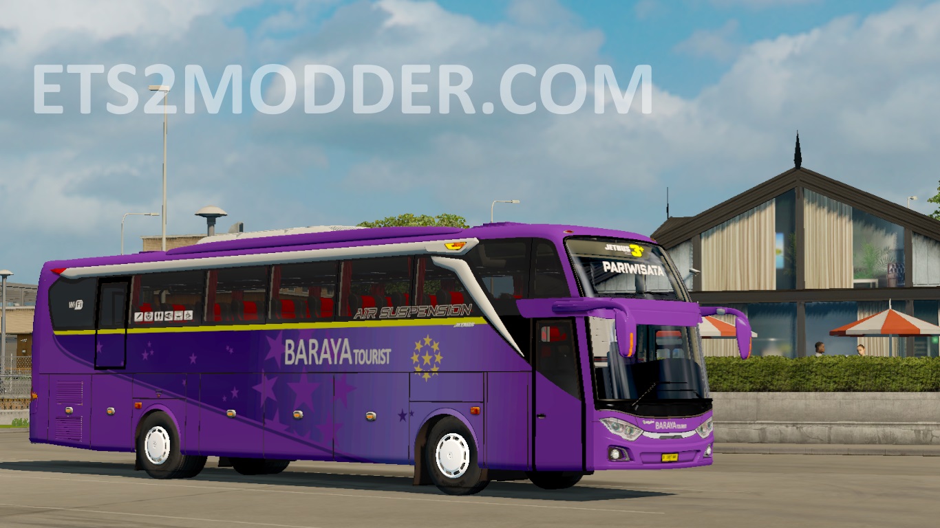 Livery Baraya Travel JB3+ by kupril ETS2 - Mod ETS2 Indonesia