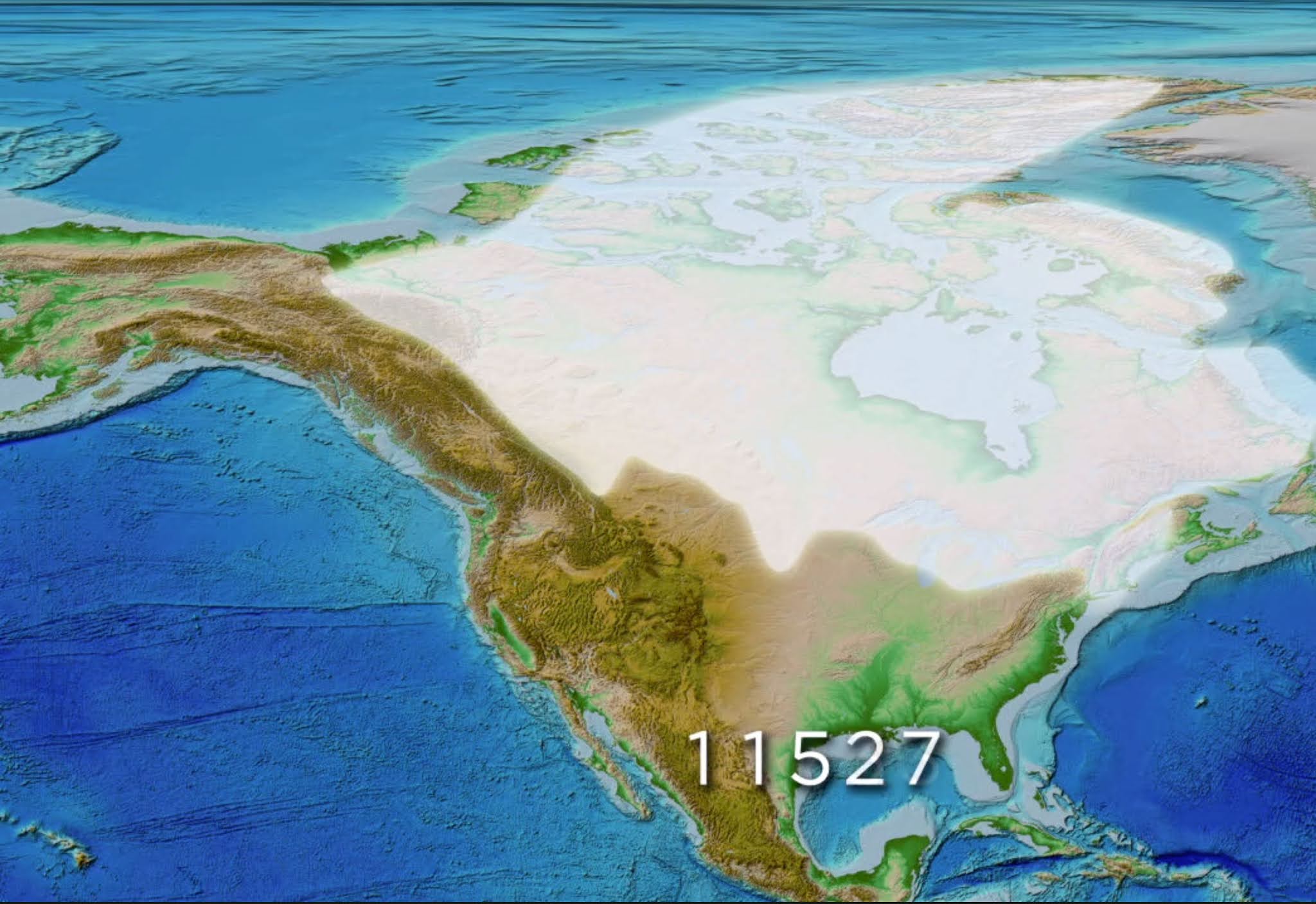 Cataclysmic Continental Shift The Last "Ice Age" Was Really the Ice