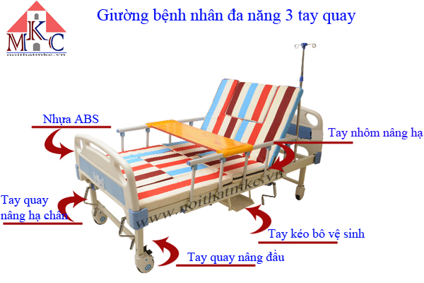 Ưu đãi giảm đến10% GIƯỜNG BỆNH NHÂN ĐA NĂNG chăm sóc người bị tai biến, bại liệt