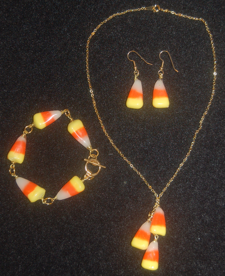 Lynn's Craft Blog Candy Corn Resin Jewelry