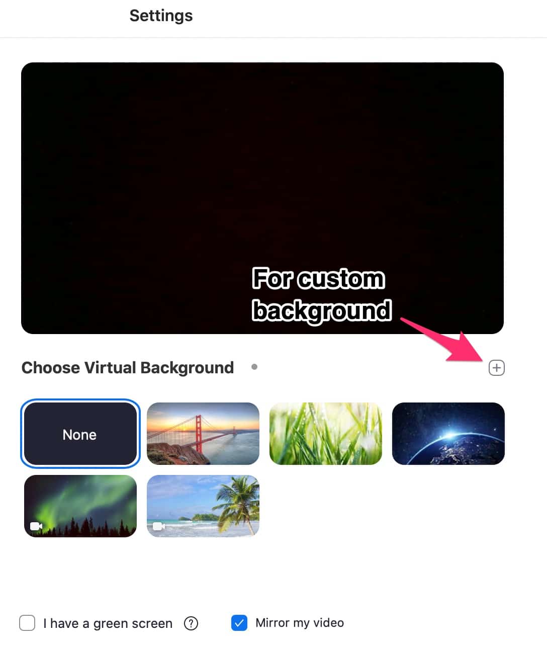 How to change Zoom background