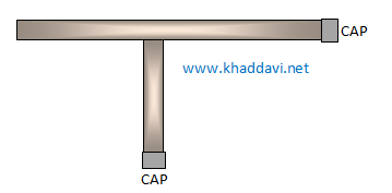 Contoh pemasangan Cap pada instalasi pipa