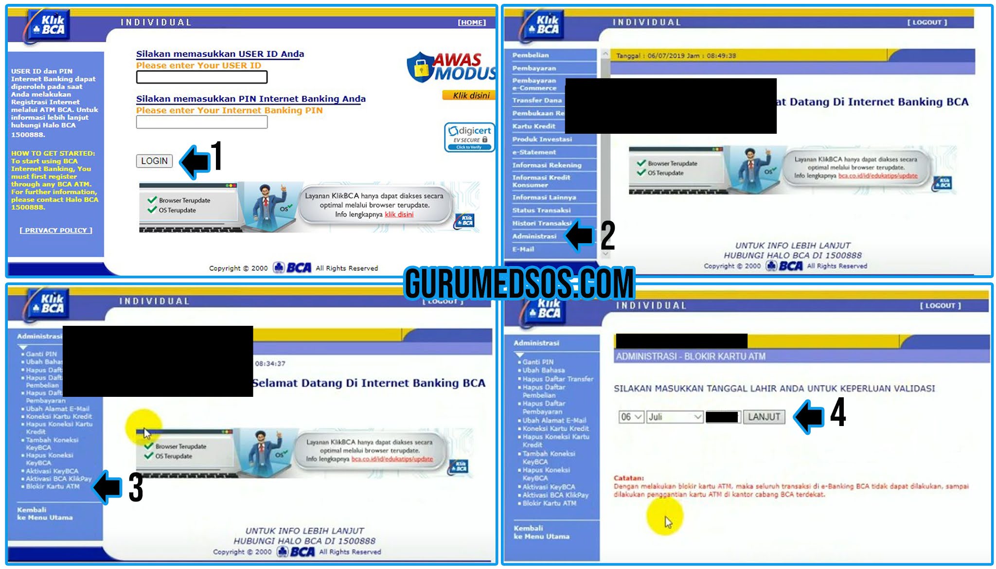 4 Cara Blokir ATM BCA, Dijamin Berhasil ! Keuangan dan Perbankan