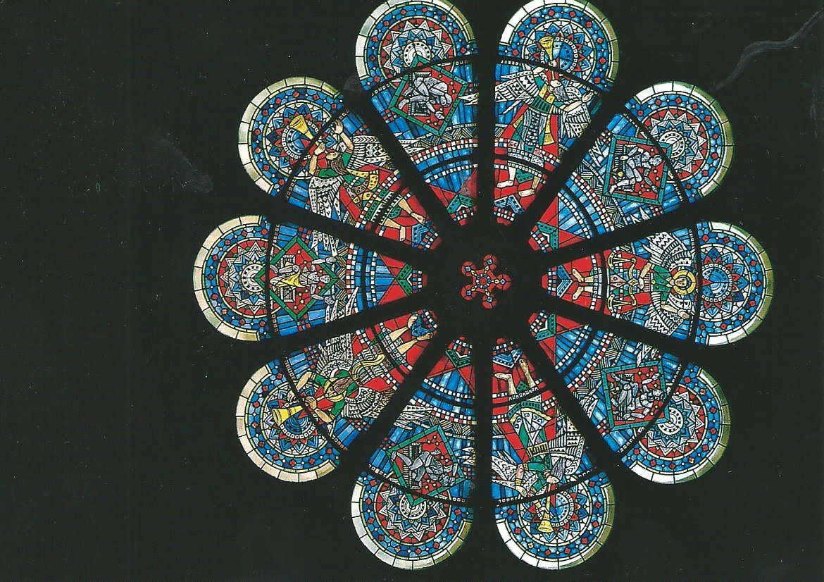 My Postcard Page Germany Rose Window Brunswick Cathedral