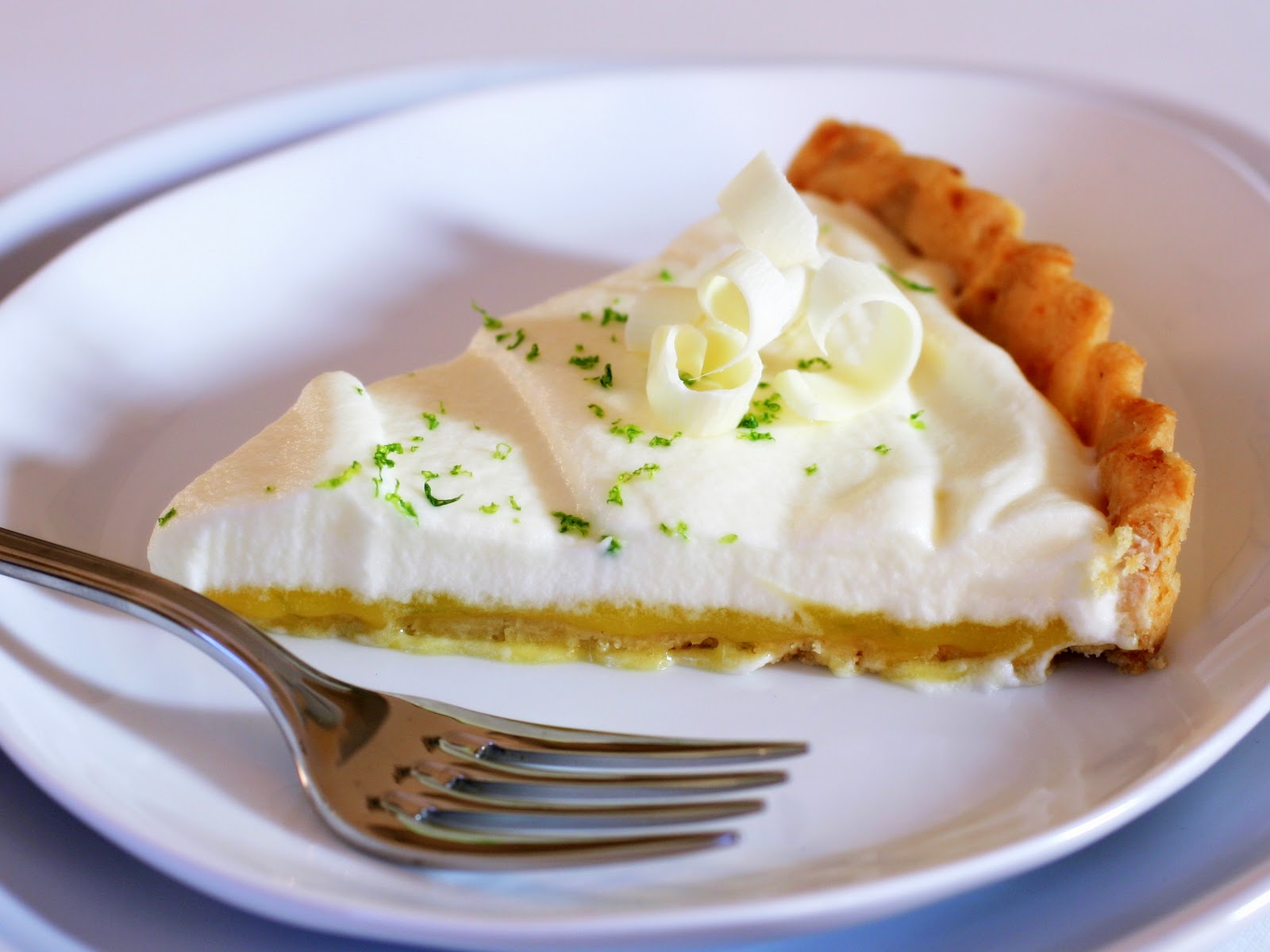 Tish Boyle Sweet Dreams Lime and Ginger Tart Topped with White