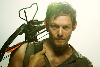 Daryl Dixon with Crossbow HD Wallpaper