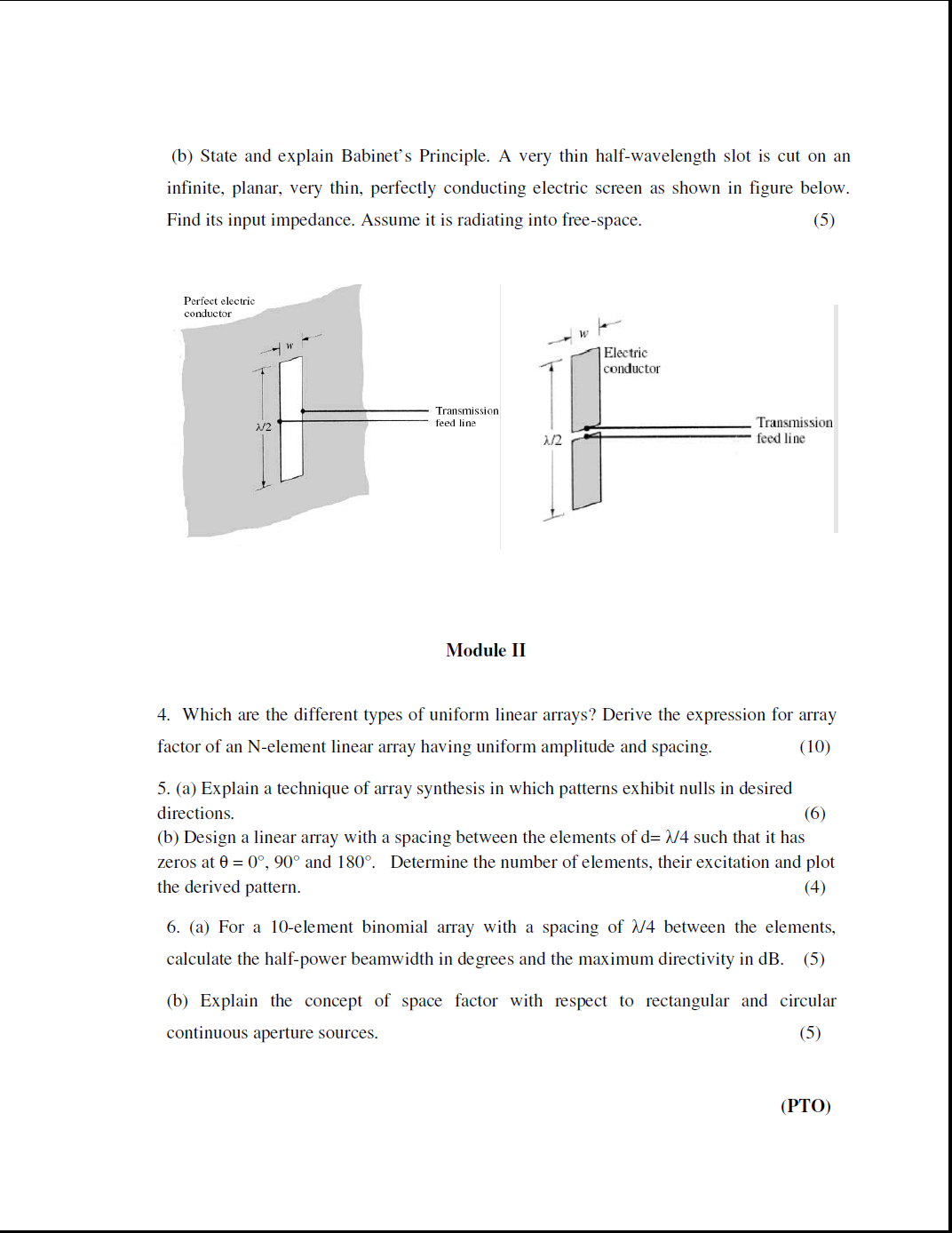 Kerala University M.Tech. Antenna Theory Analysis And Design 2017