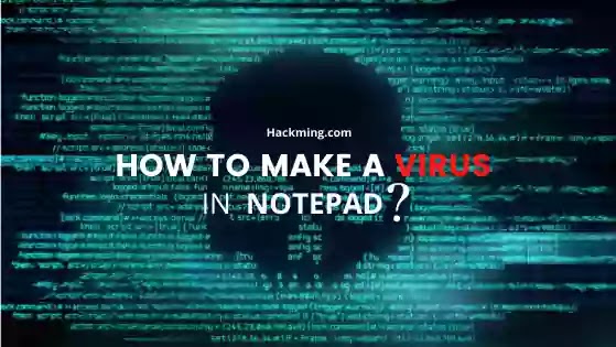 How to make a Virus Create 20+ Virus in Notepad