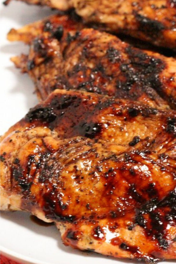 Grilled Balsamic Glazed Chicken Food Recipes