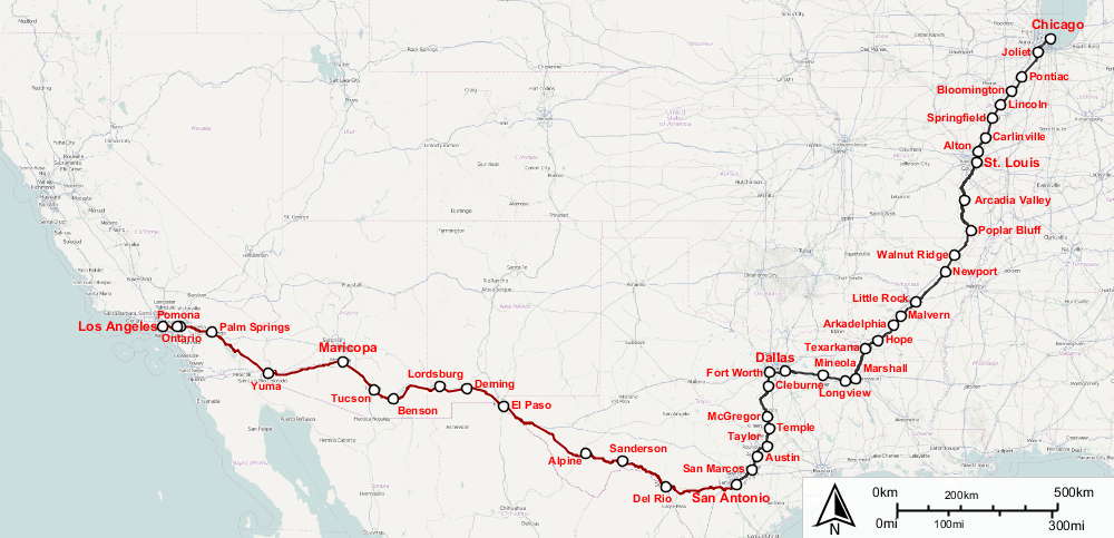 JOHN SMITH'S BLOG: LONGEST (ROUTE) TRAIN IN THE U.S. JOHN SMITH'S BLOG: LONGEST (ROUTE) TRAIN IN THE U.S.