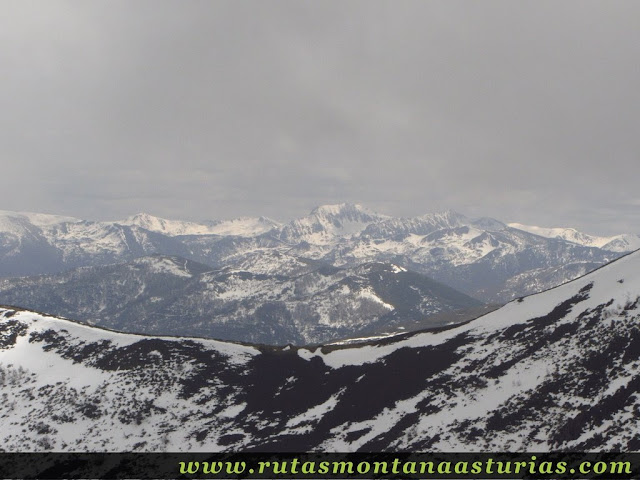 Nieve en la cordillera