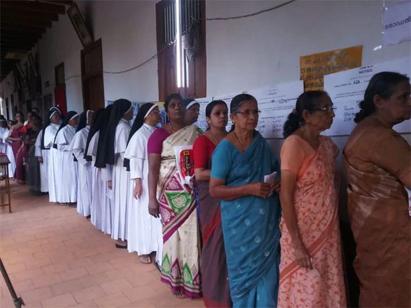 50 per cent voting in Pala Assembly by-poll till 2PM, News, By-election, Trending, Kerala, LDF, UDF, Kerala