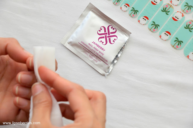 Jamberry nail prep wipe review