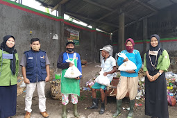 Serahkan 40 Paket Sembako, LSEI Berikan Kado Ramadhan Secara Langsung Bersama Lazismu