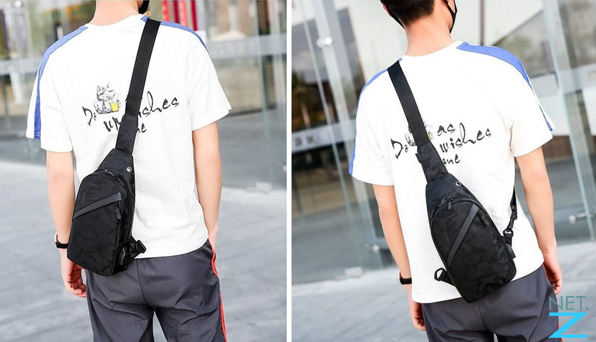 SEPADOO Men's Korean Sling Bag