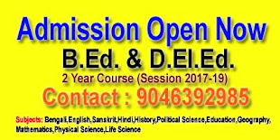 Admission Notification into the B.Ed. & D.El.Ed. Course for the session 2017-2018