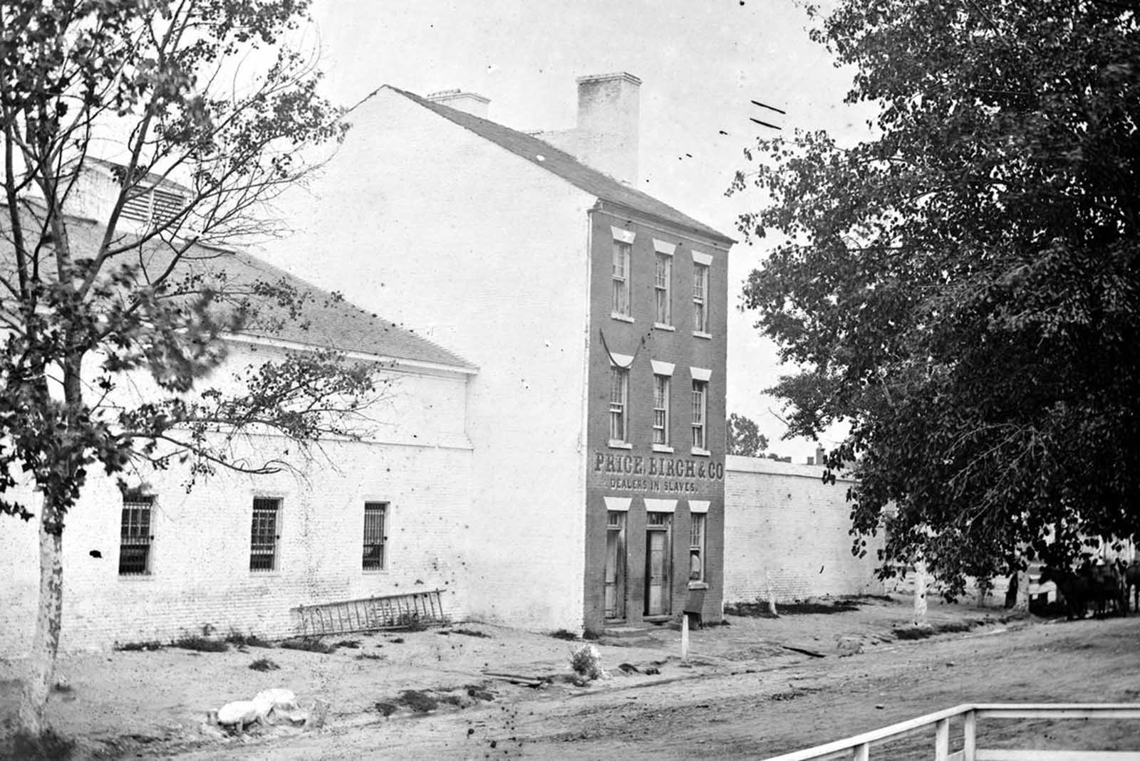 A scene in Alexandria, Virginia, in August of 1863. The storefront of 283 Duke St. reads 