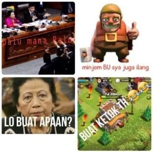 meme lucu clash of clans indonesia
