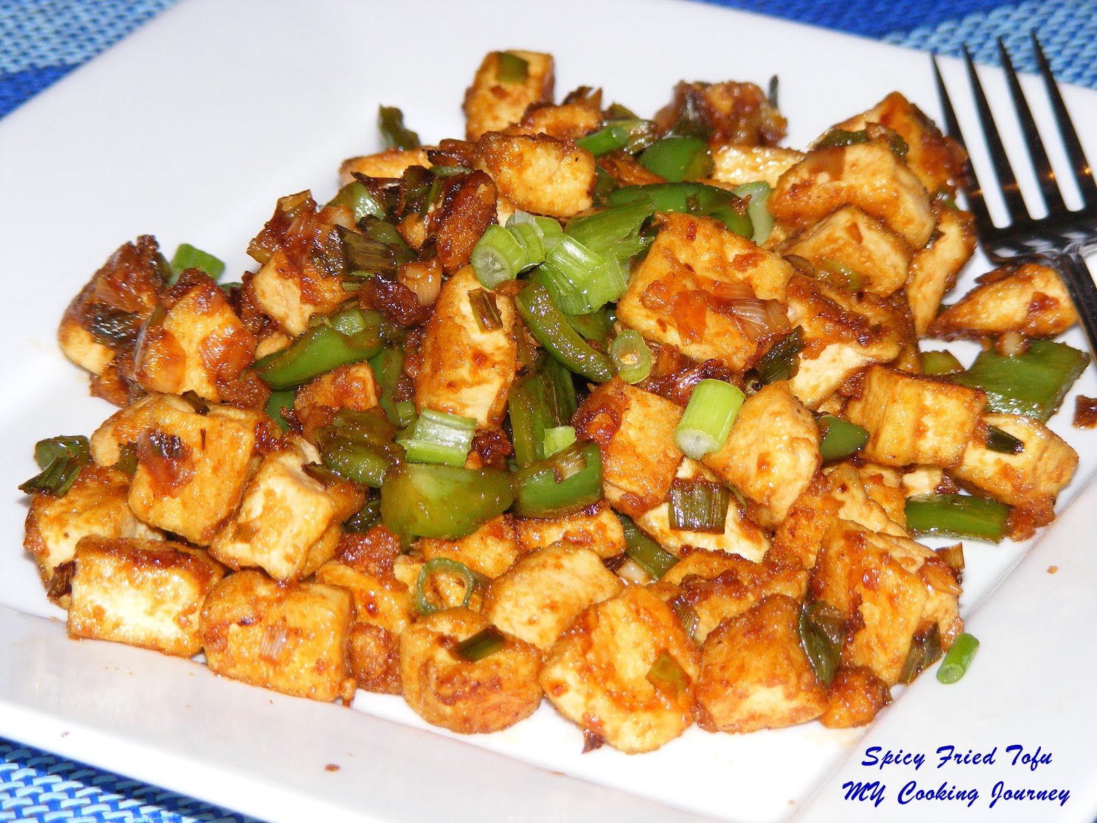 Spicy fried tofu - My Cooking Journey