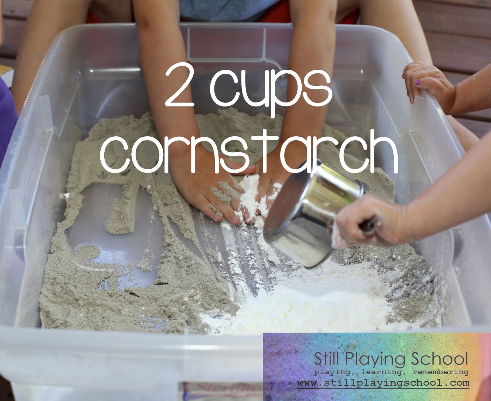 Homemade Moon Sand Recipe | Still Playing School