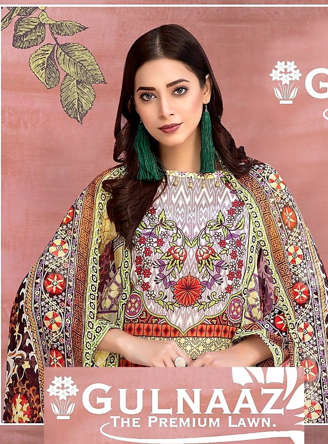 Gulnaaz vol 1 the Premium lawn Pakistani dress material catalog
