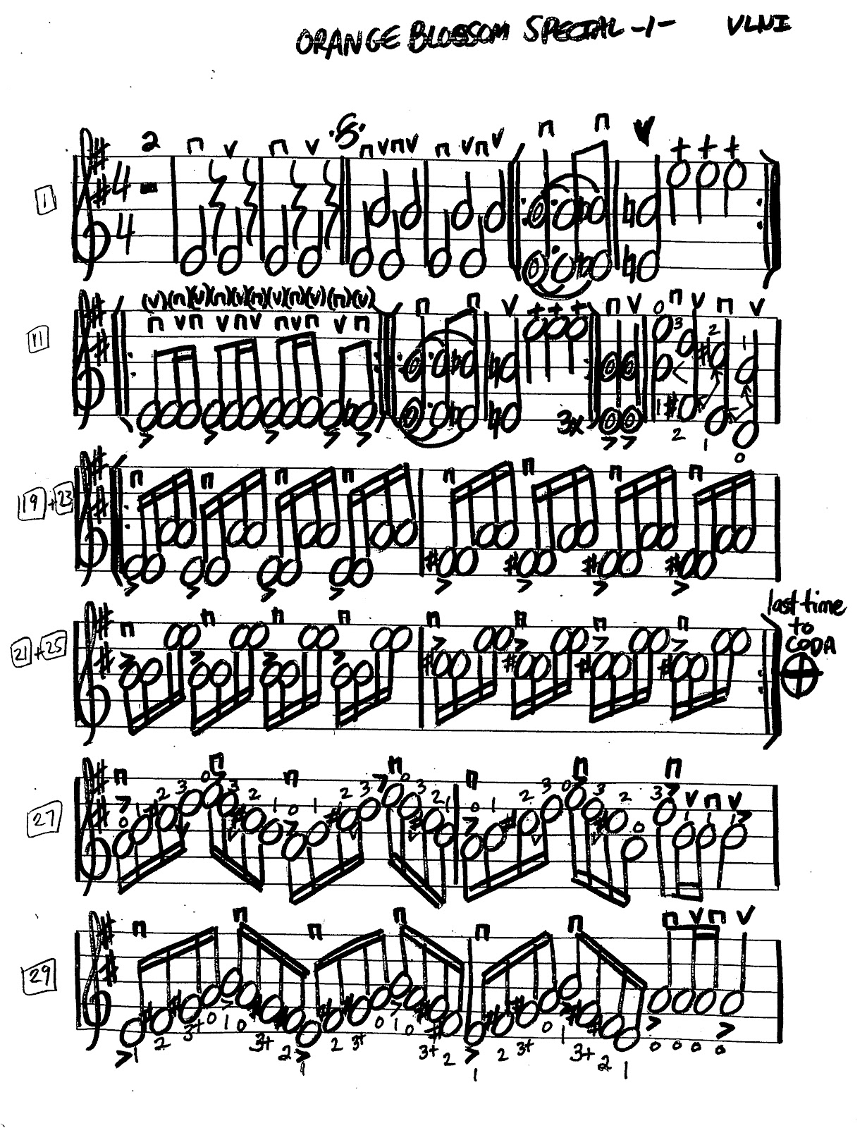 Miss Jacobson's Music ORANGE BLOSSOM SPECIAL MUSIC WORKSHEETS