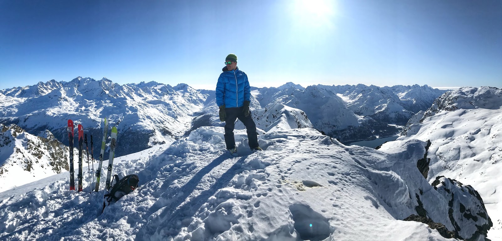 Piz Lagrev Skitour Gipfel