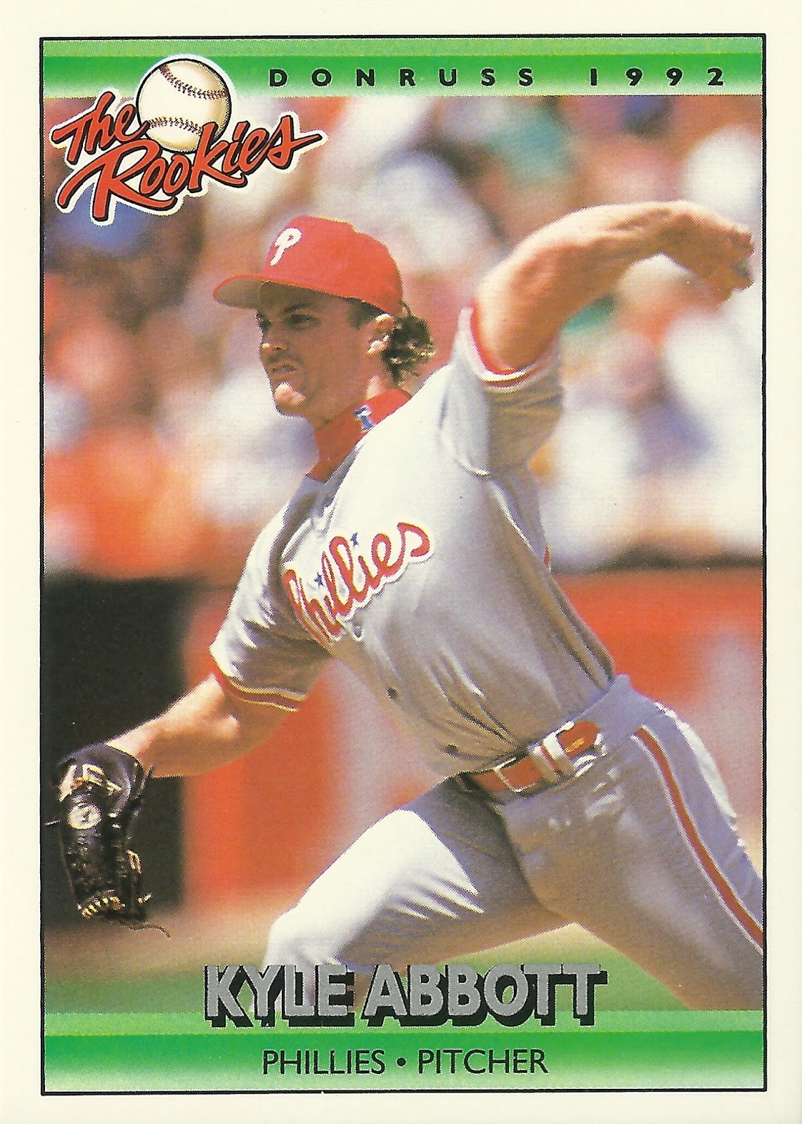 The Phillies Room Game 148 1992 Donruss Rookies 1 Kyle Abbott