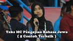 Teks Mc Pengajian Bahasa Jawa ( 5 Pola Terbaik )