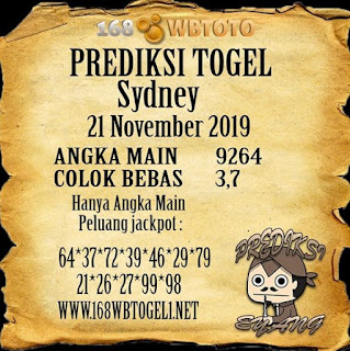 Syair Sydney 21 November 2019 Prediksi Sydney 21 November 2019